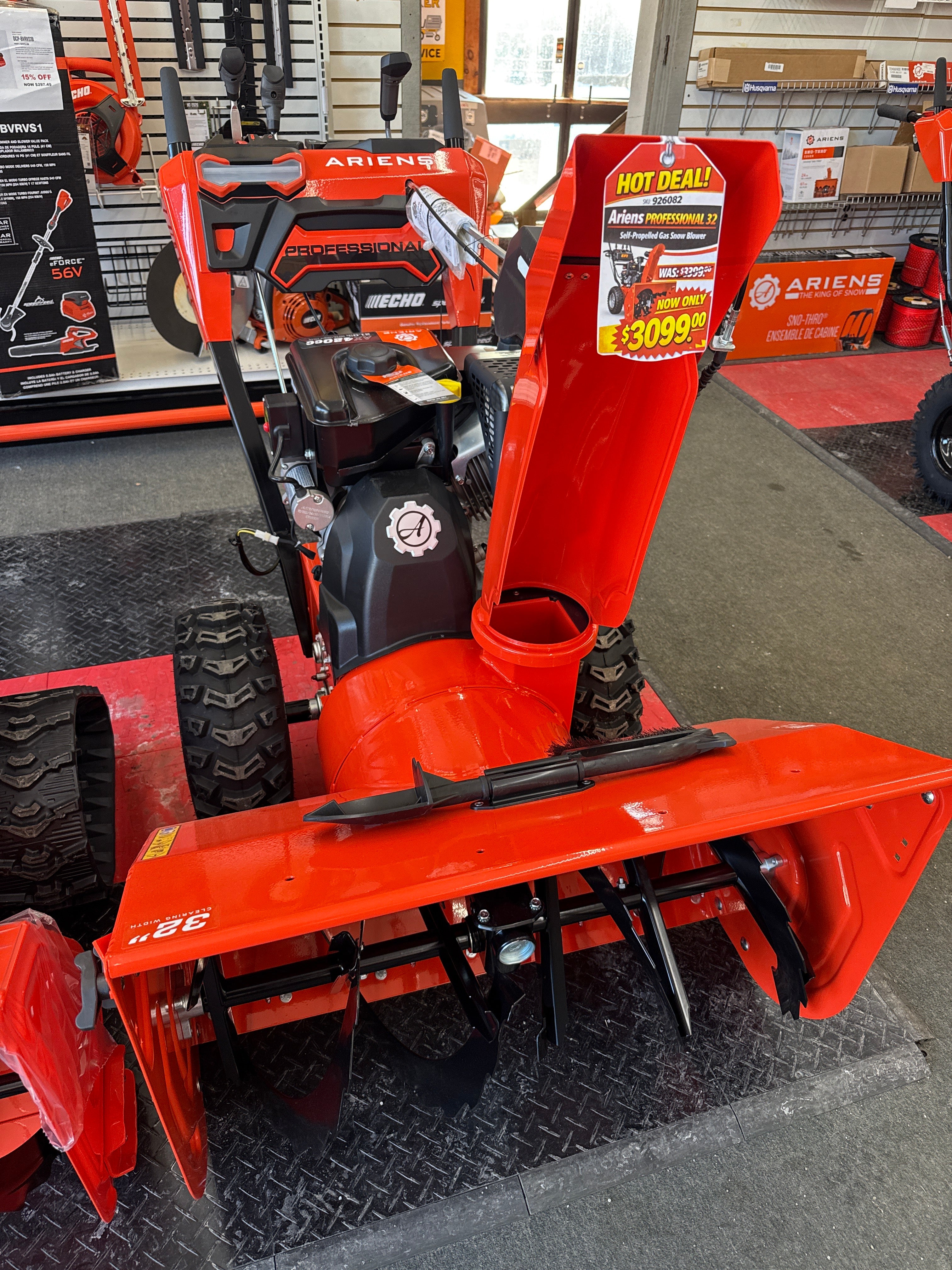 Ariens Professional 32 Sno-Thro, 120V Electric Start, 21.0 ft-lbs
