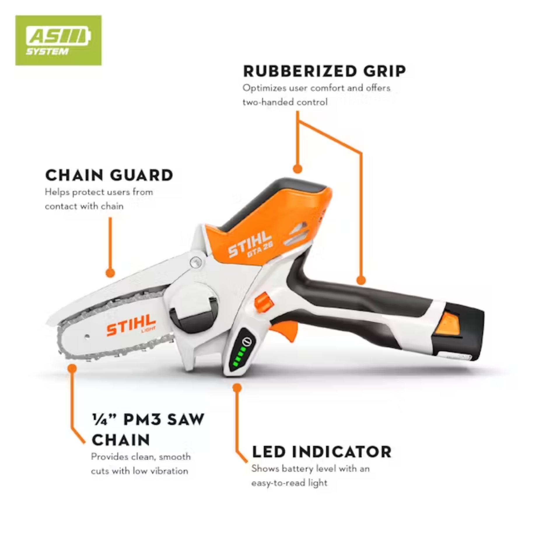 STIHL® – GTA 26 Handheld Pruner | 10.8V Battery‑Powered | Unit